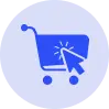 Online Shopping Cart Being Clicked